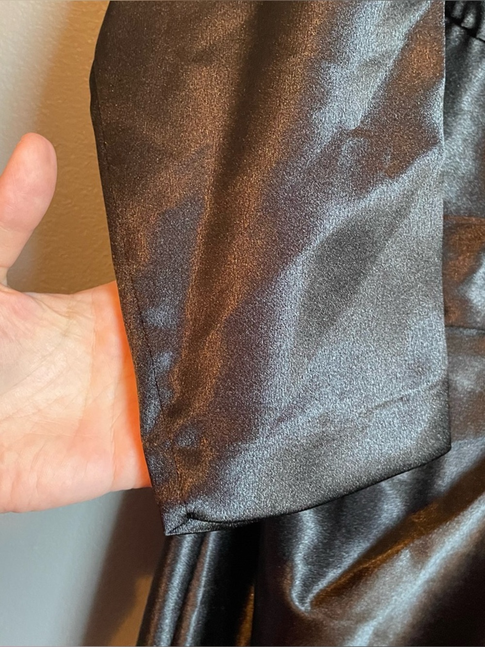 NWT Julia Jordan Sz 12 Women’s Long Sleeve Satin Cocktail Midi Dress Ret $139! - Picture 6 of 16